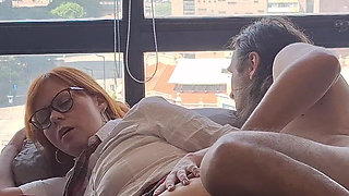 Girl Having Sex in Front of the Window of the Mirante Sampa Sky in Downtown São Paulo with Everyone Watching