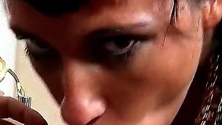 Clown fucks horny slut milf Suhaila in the ass at a party and gives her a cumshot