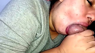 Asmr blowjob, huge cumshot, pinay blow job