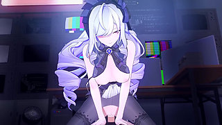 Zenless Zone Zero - Vivian's Intense Cowgirl Sex Scene - Moaning & Creampie - 3D Hentai Animation