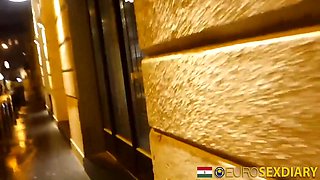 Euro Blondie Babe Met Up For Food & Hotel Sex - Danielle Soul