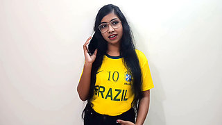Nilimachowdhury is calling her friend home so she can fuck him with an empty condom.