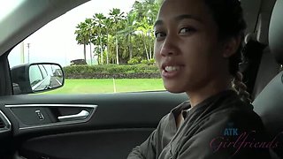 Aria Skye's Beach Orgasm: POV Fingering & Squirt