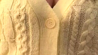 My 36F Owner Demanded I Play with My Boobs at Home and in Public in Fetish Sweaters. I Gladly Obeyed Her Massaging My Big Tits