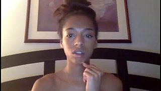 Solo ebony teasing: Amateur, Petite  Shaved Pussy Porn