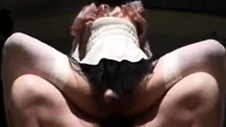 Asian Crossdresser Rides a Cock Amateurly