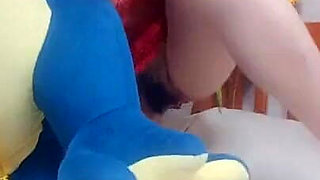 Perfect Ass and Pussy Ride Dinosour so Sexy Cute