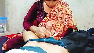 Desi Bhabhi Doggystyle Anal - Indian Horny Wife Takes Big Hard Cock Rough