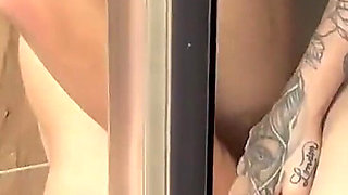 Cuckold Catches Me Cheating in the Bathroom with a Big Cock - Sara Blonde