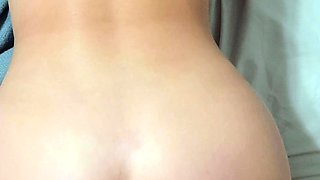 Hot blonde ass getting doggystyle in toilet