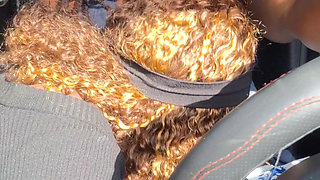 Sucking a Big Dick While Fucking and Driving at 100km/h