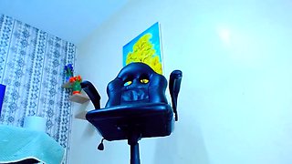 Sexy latina in pantyhose and high heels loves anal sex