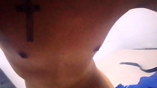 Femboy Whips His Effeminate Ass and Balls