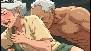 Granny and Old Man Cartoon Hentai Animation Compilation