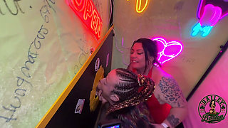 Glory Hole Series Ft Anastasia - Double Blowjob