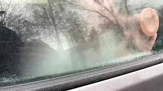 Cum on Face and Fucked in Car