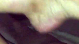 Real Homemade Mature Footjob with Lots of Cum on MILF Feet & Arches