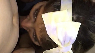 Blonde Latino sucks it all until she gets all the milk