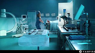 Vampired featuring Ana Foxxx and Molly Little's rough porn