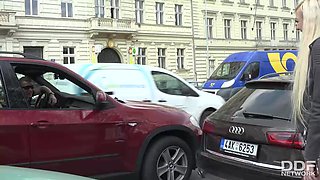 Lucky Driver: Deep Ass Fucking With Slim Russian Teen