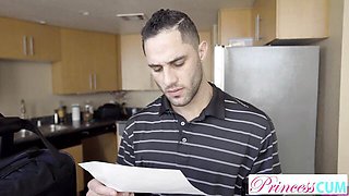 Hot Piper Perri and Damon Dice's small tits scene