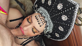 Blowjob From Slavic Bimbo, Facial Cumshot