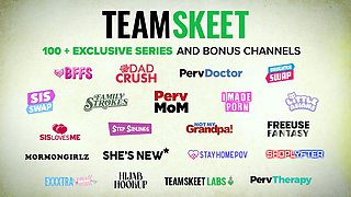 Small and mischievous, hot Summer Col luvs a excellent prank and a huge pecker - teamskeet