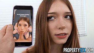Propertysex my sexy small roomie gives me a exclusive massage