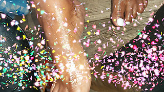 Soles Sex Goddess Bee First BBW Footjob