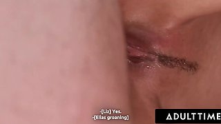 Slutty teacher Lil Revamped seduced teen student with her round soft ass