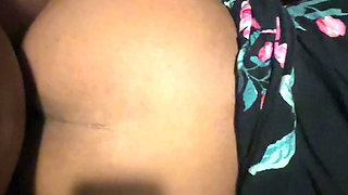 Doggystyle with Black man made her pussy leak