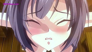 Busty Anime Schoolgirl Tied Up and Fucked Hardcore