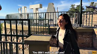 Katty West Deep-Throats in Public Park Encounter