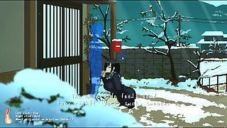 Hentai Game - Massive Tits Babe Rough Sex in Cold Weather