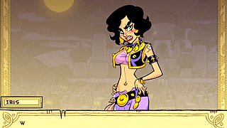 Goddess trainer gives a demonstration of herself