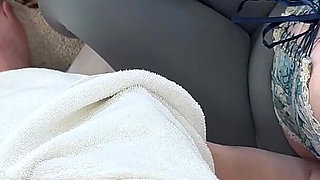 Curvy Busty All Natural Big Tits Nurse Gives an Incredibly Hot Handjob to Take All the Cum on Her Boobs Slowly