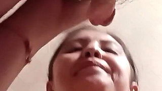 Korean Housewife Sucks Cock
