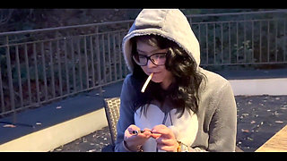 Night Smoking when is Minus Temperature Outside