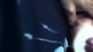 Twinks Playing with a Cock Sleeve and Cumming Hard