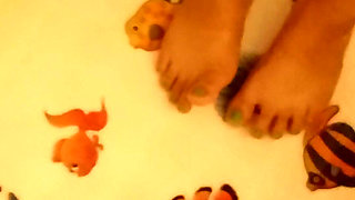 Stepping on My Fishies