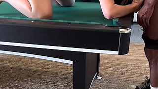 Auhneesh Nicole Gets Fucked On The Pool Table