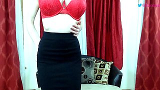 Beautiful Sonya having a horny solo toy masturbation