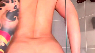 Rub Gently My Big Clit in the Bathroom