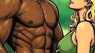 Jungle Cuckold. While the Husband Was Looking for the Trail Jungle, the Black Guy Was Fucking His White Wife.