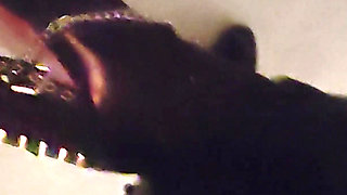 Full Latex Moments Before I Fuck Your Pussy with My Strap-on - Mistress Julia