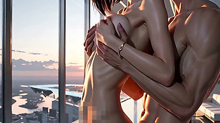 Tokyo Luxury Party Girl Dances to Bass Edm, Strips Naked, Then Gets Fucked - Anime HD (ai)