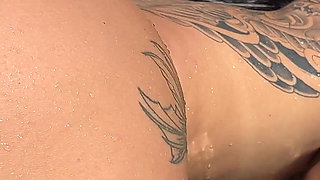 Kiki Evelin Ready to Hire Sweaty Pool Dbl Sided Dildo Fuck
