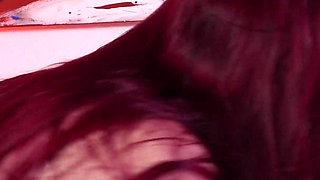 Spanking the Chubby White Girl's Butt