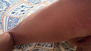 Hot Naked MILF Teasing on the Public Beach