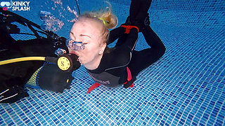 Hogtied & Breathless: Underwater Scuba Tease